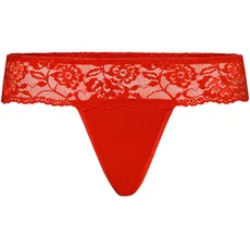 Teyli Tanga Damen Tanga String aus Spitze Comfo - String Tanga Damen String Damen - String Tanga Damen Sexy Dessous - Strings Damen Sexy Red XL