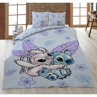 Aymax Lilo und Stitch Wende Bettwäsche Set 2tlg 135 x 200 cm 100% Baumwolle