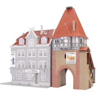 Kibri Hotel Ritter mit Stadttor 12507 H0
