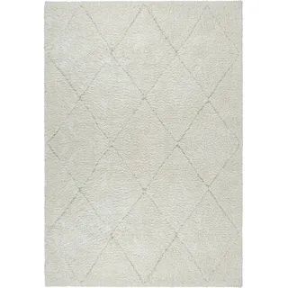 MERINOS Hochflorteppich Ideal Shaggy Creme ca. 160x230cm