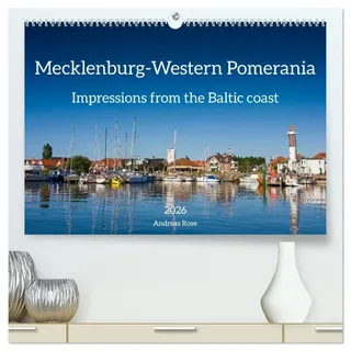 Mecklenburg-Western Pomerania. Impressions from the Baltic coast (hochwertiger Premium Wandkalender 2026 DIN A2 quer), Kunstdruck in Hochglanz: ... country of the Baltic coast (CALVENDO Places)