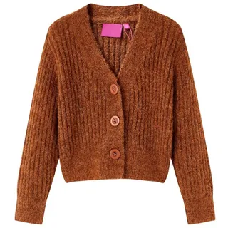 vidaXL Kinder-Strickjacke Cognac 92