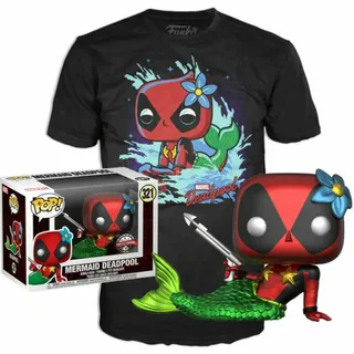 Funko Pop! Deadpool Meerjungfrau S figurine - T-shirt