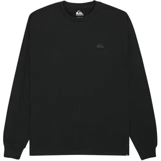 Langarmshirt QUIKSILVER "Salt Water", Herren, Gr. M, schwarz, Obermaterial: 100% Baumwolle., Shirts Langarmshirt