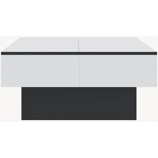 [en.casa] Lens Schwarz Holzwerkstoff 80 x 36 x 60 cm