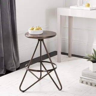SAFAVIEH Modern Bar & Counter Stool, in Antique Copper