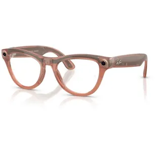 Ray-Ban Skyler Meta Gen 2 Photochrome Sonnenbrille / Shiny Black - Transitions Amethyst/CAT1-3