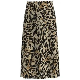 Yas Pella Midirock - Black / Aop Leo Print - XL