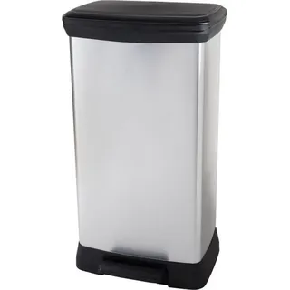 Curver Deco Bin metalics 254620 46 l Silber