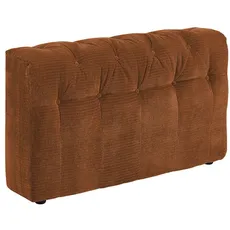 KAWOLA Sofa Seitenelement SEPHI groß Cord Vintage rostbraun