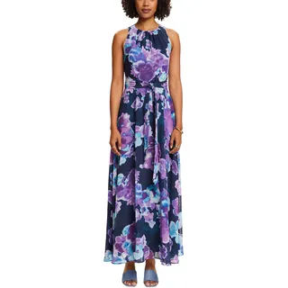 ESPRIT Damen 034ee1e370 Kleid, 401/Navy 2, 40