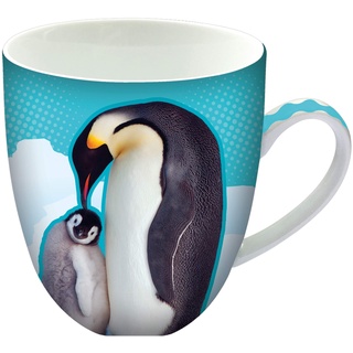 Animug - Pinguin von Deluxebase. 450ml großer Keramikbecher. Hai-Tasse, die eine große Ergänzung zu Ihren Tassen und Bechern oder ein niedliches und lustiges Neuheitsgeschenk ist.