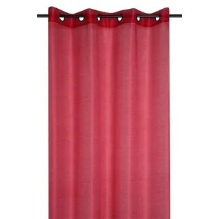 Küchengardine Scheibengardine Gardine Scheibengardine 140x260cm rot transparent