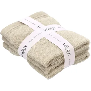 VOSSEN Detox Time Seiftuch 30 x 30 cm braun
