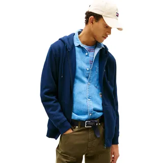 Tommy Hilfiger Tommy Jeans Herren. DM0DM20743 Reg S navy Sweatshirt mit Reißverschluss XS