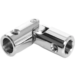 cyclingcolors Kreuzgelenk Kardangelenk für manuelle Rolladen mit Kurbel Kurbelstange Ersatzteile Handkurbel Fensterbeschläge, Außendurchmesser 18 mm Sechskantform 10 mm x Ø 13 mm