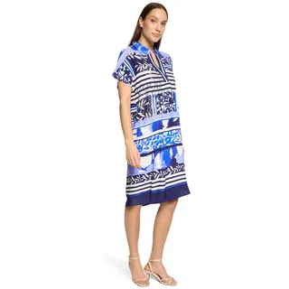 Betty Barclay Sommerkleid Blau/Weiß 36