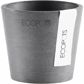 Ecopots Pflanztopf Amsterdam Mini Grau 8 cm