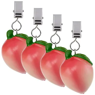 Tischtuchbeschwerer , Grün, Orange , Kunststoff , 4.00x5.00x4.00 cm , Heimtextilien, Wohntextilien, Tischwäsche, Tischdecken