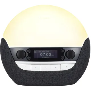 Lumie Bodyclock Luxe 750DAB - Lichtwecker, DAB-Radio, Bluetooth Lautsprecher & Wenig Blaulicht für Schlafenszeit