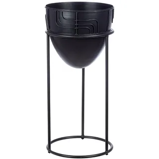 Gilde Labyrinth Ø 24 x 50 cm Schwarz