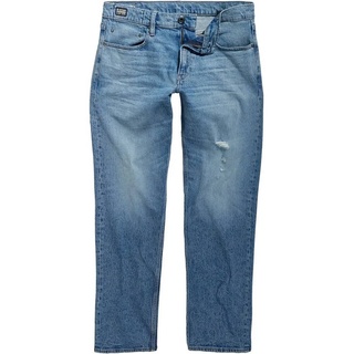 G-Star Straight Jeans mit hellen Nähten, blau