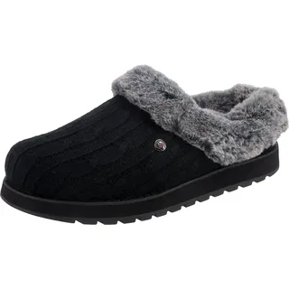 SKECHERS Damen Keepsakes - Ice Angel Low-Top Slipper, Black Grey, 39 EU