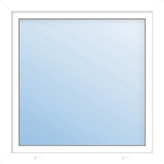 Bild Meeth Kunststofffenster ECO 70/3 Weiß DIN Links 100 cm x 100 cm