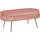 Hocker Clam Samt 99 x 40 x 44 cm Rosa