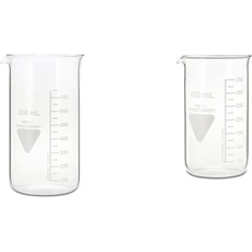 RASOTHERM Becherglas hohe Form mit Ausguss, (Boro 3.3), 800 ml & Rasotherm® Becherglas hohe Form mit Ausguss, (Boro 3.3), 400 ml