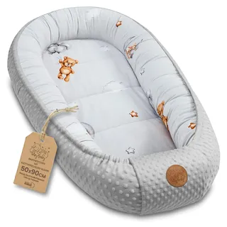 Nestchen Baby - Babynestchen Neugeborene Minky Babynest für Kinderbett Vielseitiges tragbar Nest kuschelnest zubehör für babybett warm Winter coccon Teddybären