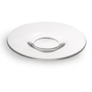 Excelsa Untertasse Kaffee, Glas, transparent, 12 cm