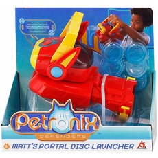 Petronix Matt's Portal Disc Launcher Spielzeug mit 6 Projektilscheiben, liegt in der Hand und beim Drücken des Speerknopfs, lustig, aus der Dibus-Serie, für Kinder ab 3 Jahren, berühmt (PET06000)