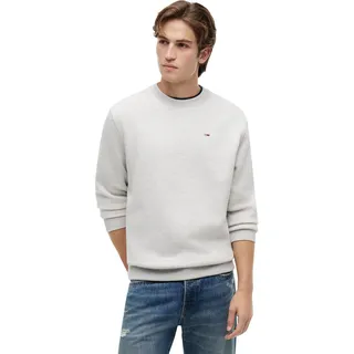 Tommy Hilfiger Tommy Jeans Reg Flag Sweatshirt - Silver Grey heather), XL