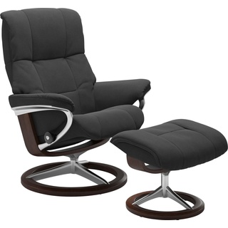 Stressless® Relaxsessel »Mayfair«, mit Signature Base, Größe S, M & L, Gestell Braun, grau