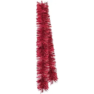 Weihnachtsbaum Raumdekoration 2 Meter Tinsel Rot