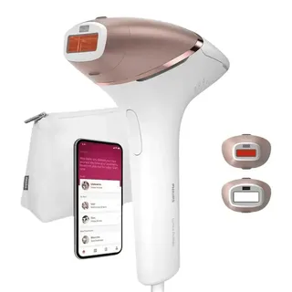 Philips Lumea Prestige Lumea IPL 8000 Series BRI945/00 IPL Haarentfernungsgerät mit SenseIQ - Rosa, Weiß