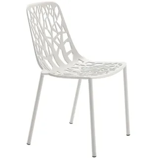 Stuhl Forest Fast weiß, Designer Robby & Francesca Cantarutti, 81x48x53 cm