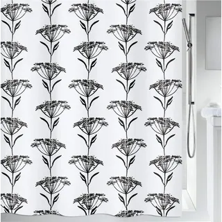 Spirella Duschvorhang Naturesign 180 x 200 cm weiß