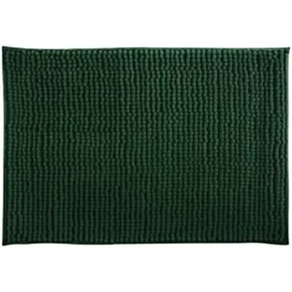 MSV – Chenille-Mikrofaser-Badematte – Langflorig, rutschfest – Maschinenwaschbar – Praktische Aufhängeschlaufe – Optimaler Komfort und Hygiene – Pastellgrün – Einzeln – 60 x 90 cm
