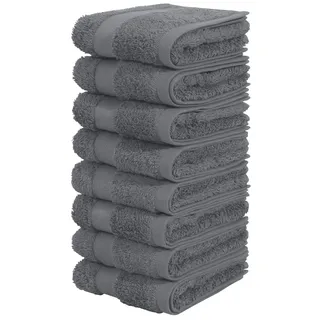 OTTO home Vanessa Handtuchset 30 x 50 cm stone 8 St.