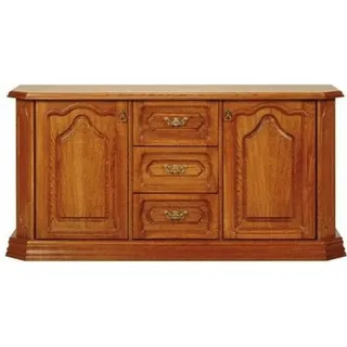 Landhaus Kommoden Kommode Schrank Kommodenschrank Sideboard Möbel Holz Sideboard - Braun