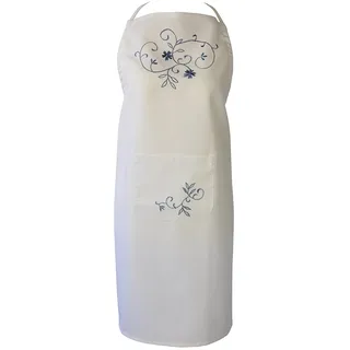 Bellanda Latzschürze, Polyester, weiß, 86 x 76 x 0.5 cm