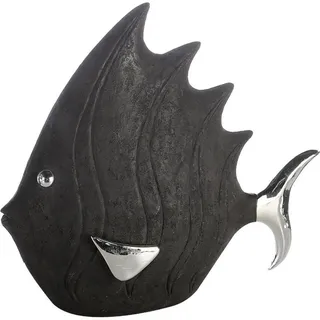 Casablanca by Gilde Deko Figur Fisch schwarz