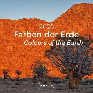 Kunth Farben der Erde - KUNTH Broschurkalender 2025