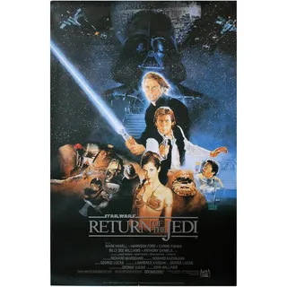 Star Wars Poster Return of the Jedi Style B + Original tesa Powerstrips« (1 Pack/20 Stk.)