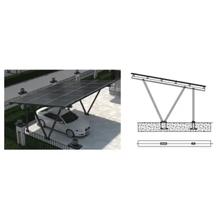  66240W Carbon steel Carport Project 