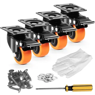 Vevor Möbelrollen 4er-Set φ50,8 mm 272 kg