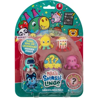 Pinata Smashlings SL2040 5-Pack Figuren, Roblox, offizielles Spielzeug von Toikido