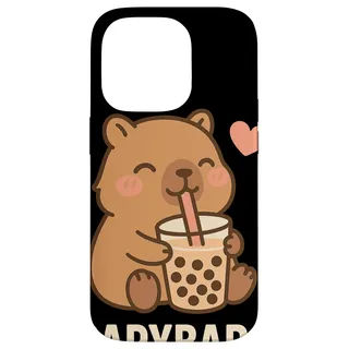 Capybara Mit Bubble Tea Kawaii Süßes Tier CAPYBARA Bubble Hülle für iPhone 14 Pro